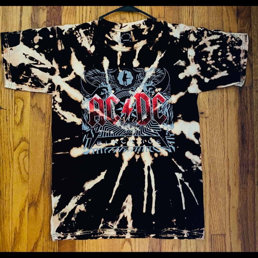 Ac/DC bleached shirt